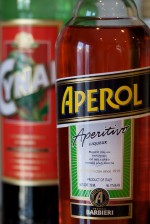 Aperol and Cynar
