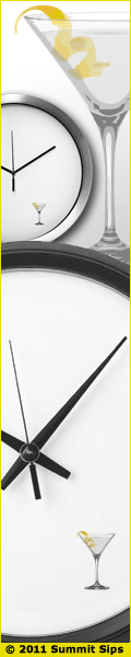SummitSips Cocktail Hour Clocks