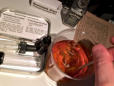 Using the Travel Cocktail Kit